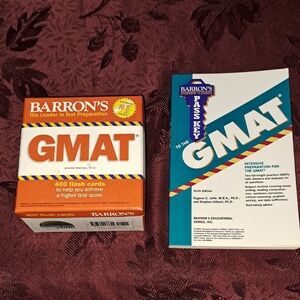 Barron"s GMAT (400 Flash Cards) & Passkey Book (2) Full Length Practice GMATs